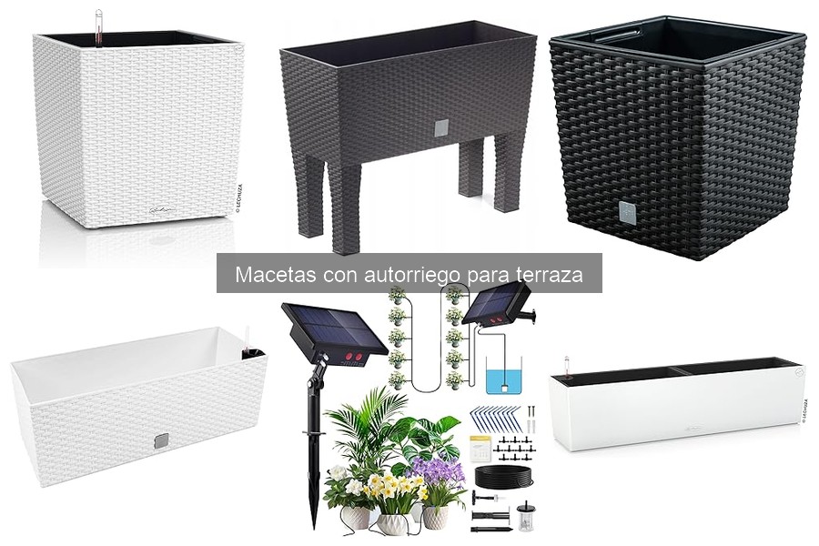 Cómo instalar macetas con autorriego en tu terraza