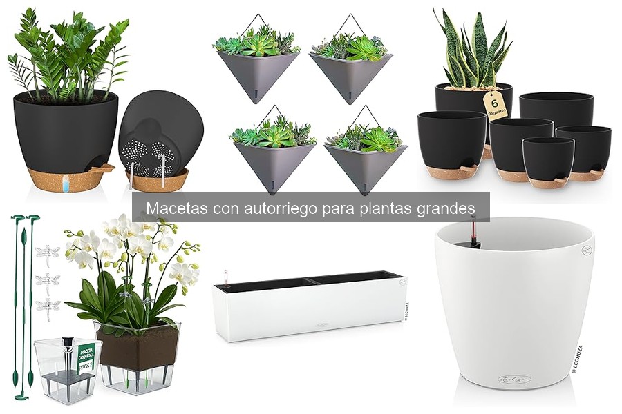 Cómo instalar macetas con autorriego para plantas grandes