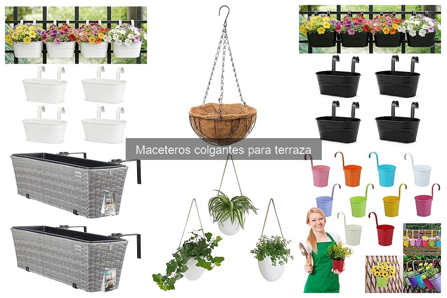 Cómo instalar maceteros colgantes en terrazas fácilmente