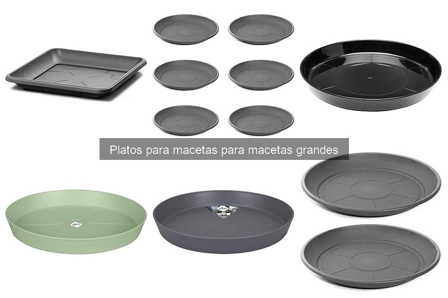 Cómo instalar platos para macetas grandes fácilmente