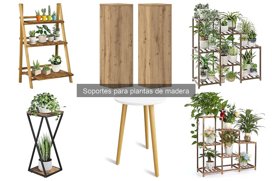 Cómo instalar un soporte para plantas de madera correctamente