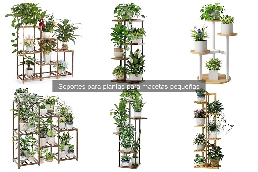 Cómo instalar un soporte para plantas en macetas pequeñas