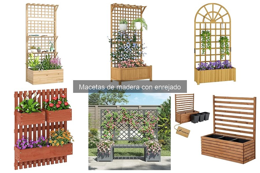 Cómo instalar una maceta de madera con enrejado fácilmente