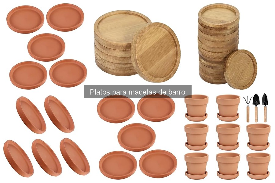Cómo limpiar y mantener platos para macetas de barro