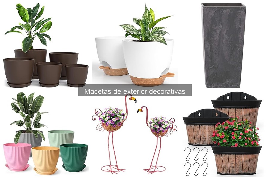 Cómo mantener macetas decorativas de exterior fácilmente