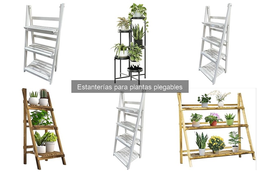 Cómo mantener una estantería para plantas plegable