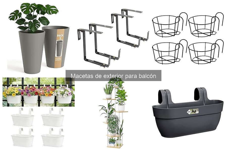 Cómo plantar en macetas de exterior para balcones: guía fácil