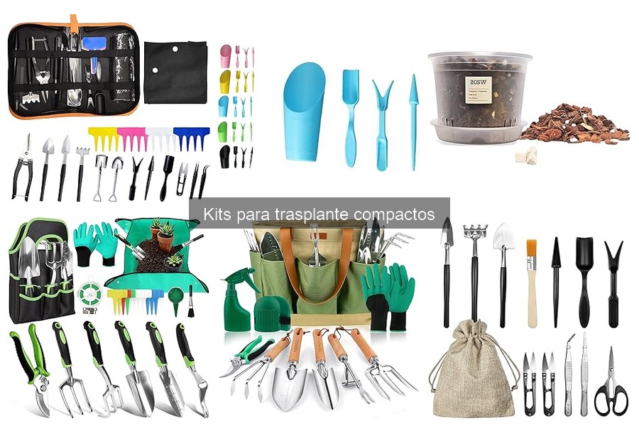 Cómo usar un kit de trasplante compacto de forma efectiva