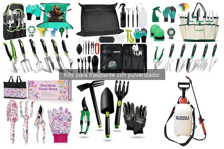 Cómo usar un kit para trasplante con pulverizador correctamente