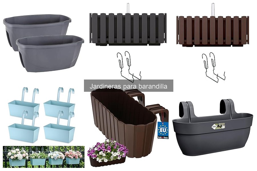 Comparativa de jardineras para barandilla: calidad y precio