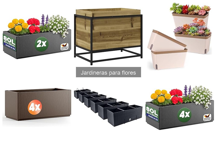 Comparativa de jardineras para flores: plástico, madera y cerámica