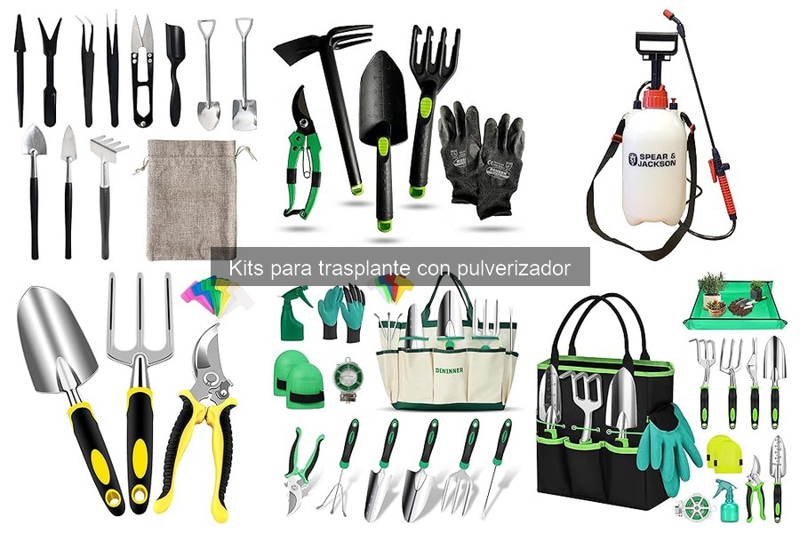 Comparativa de Kits para Trasplante con Pulverizador