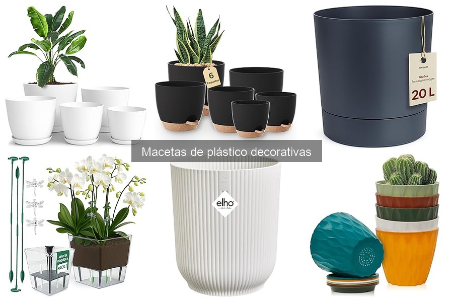 Comparativa de las Mejores Macetas de Plástico Decorativas