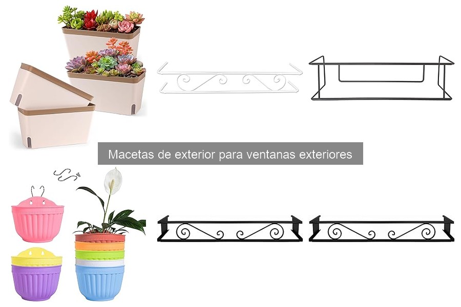 Comparativa de macetas de exterior para ventanas: marcas y precios