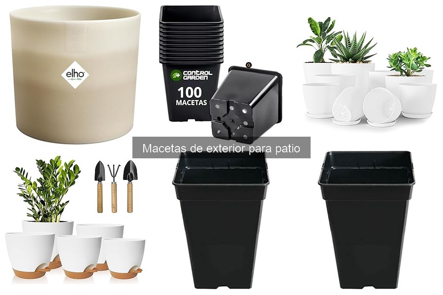 Comparativa de Macetas de Exterior: Plástico vs. Barro