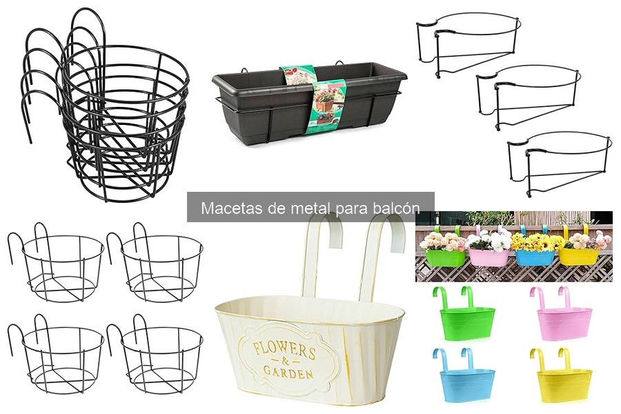 Comparativa de Macetas de Metal vs Otros Materiales para Balcón