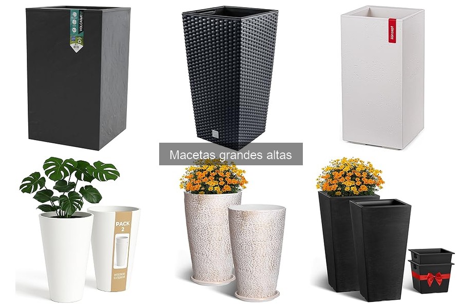 Comparativa de Macetas Grandes Altas: VEVOR vs ActivoTex