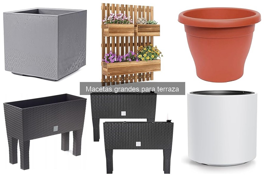 Comparativa de Macetas Grandes de Plástico y Barro para Terraza