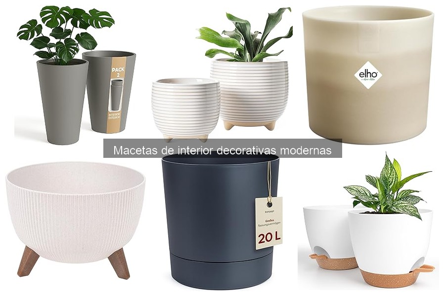 Comparativa de Materiales en Macetas Decorativas Modernas