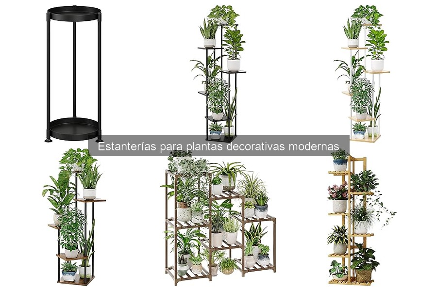 Comparativa de materiales para estanterías de plantas decorativas