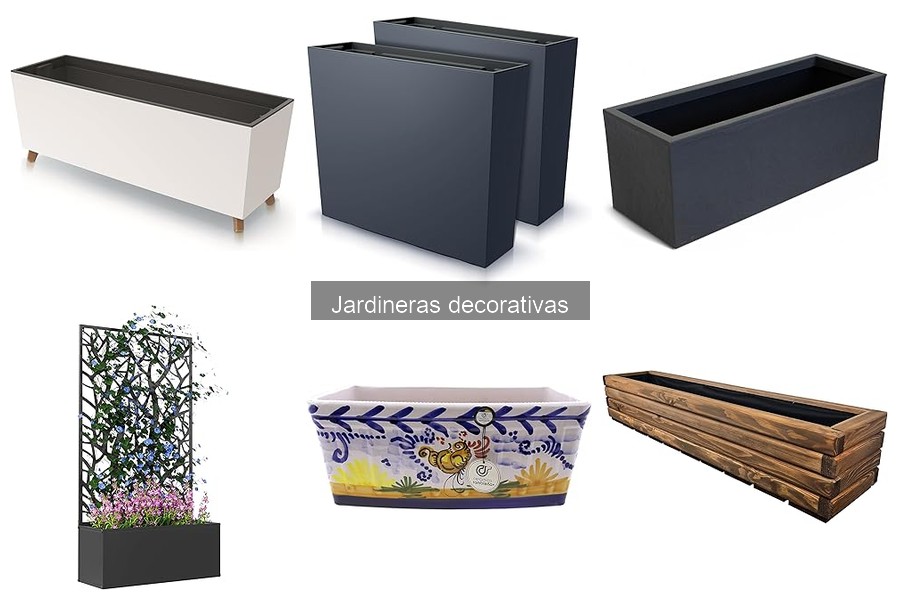 Comparativa de materiales para jardineras decorativas