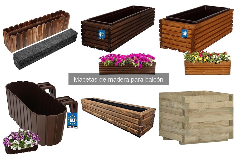 Comparativa de precios de macetas de madera para balcón
