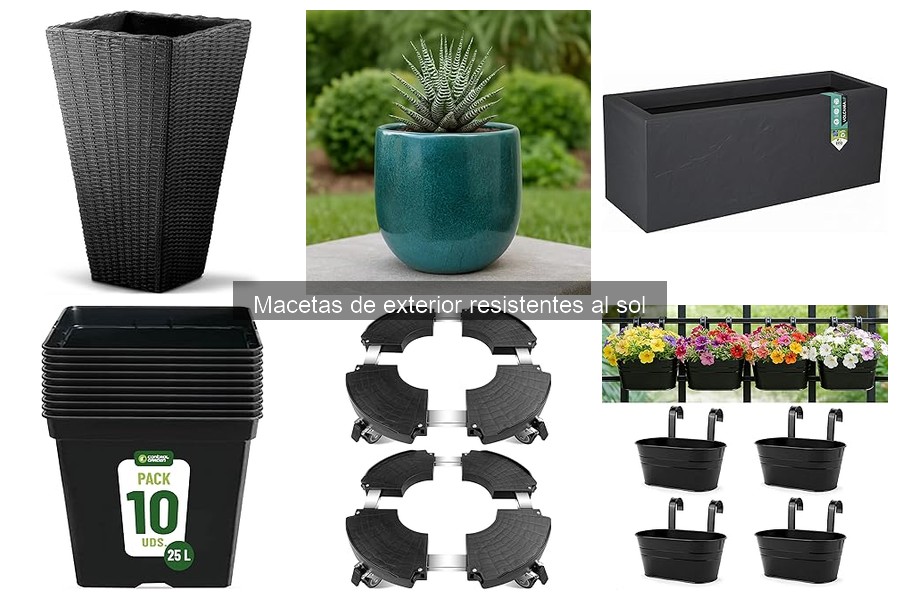 Comparativa de precios de macetas resistentes al sol