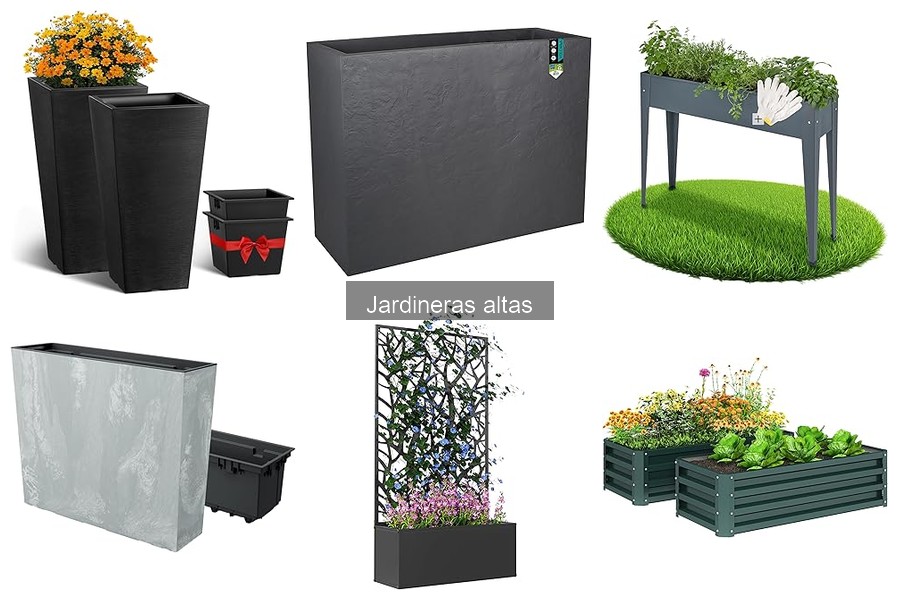 Comparativa: Jardineras altas de plástico vs madera
