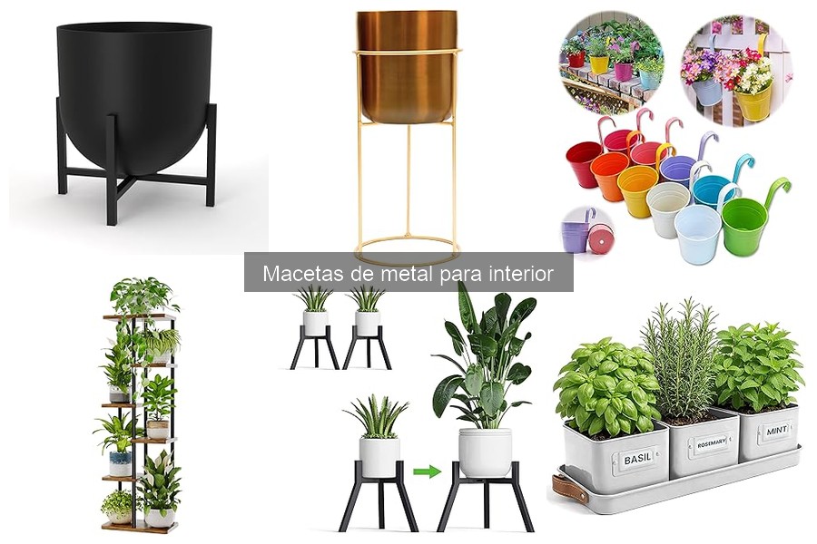 Comparativa: Macetas de Metal vs. Macetas de Plástico