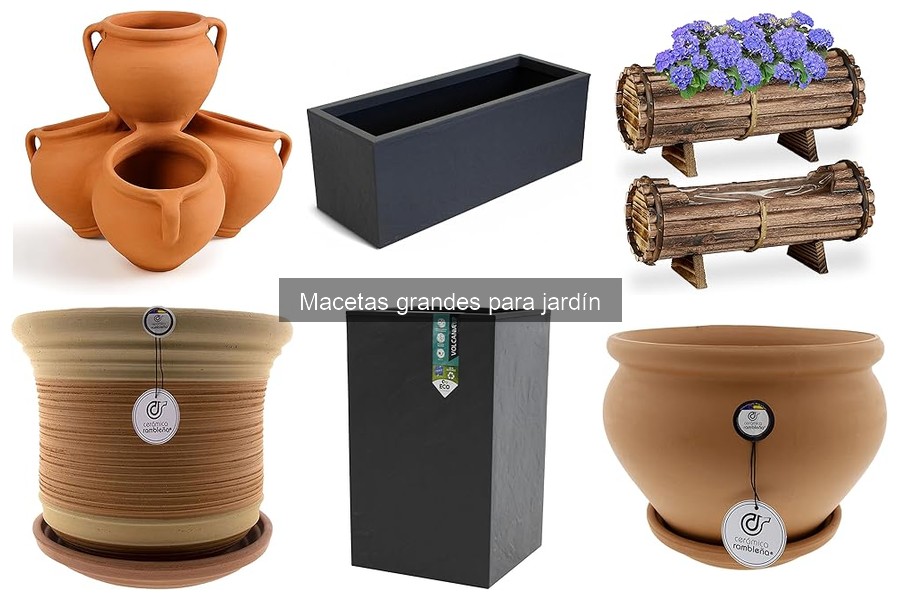 Comparativa: Macetas grandes de plástico vs. cerámica