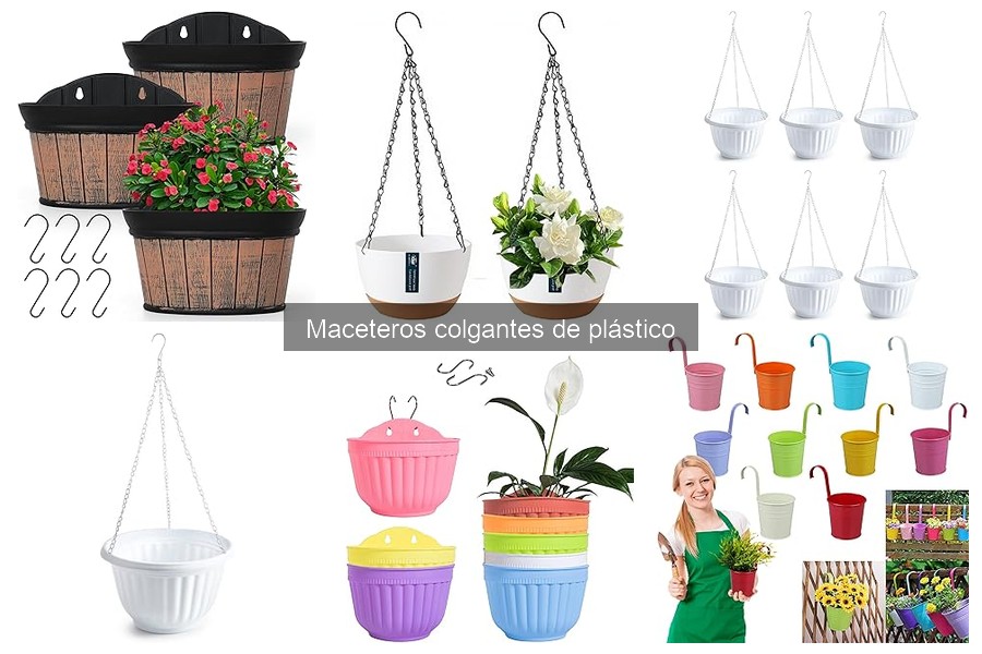 Comparativa: Maceteros Colgantes de Plástico vs Otros Materiales