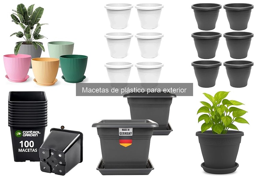 Consejos para Decorar con Macetas de Plástico en Exteriores