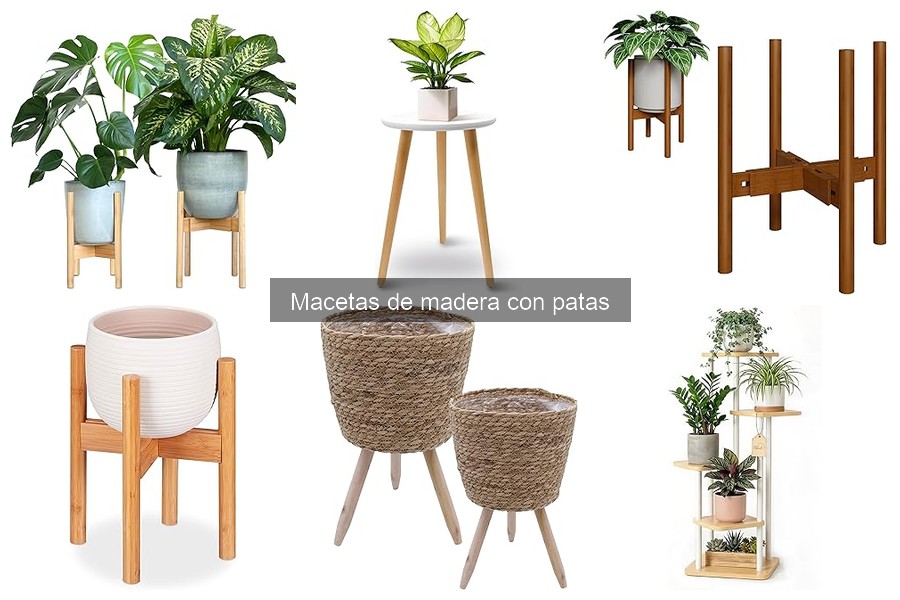 Costos de mantenimiento de macetas de madera con patas