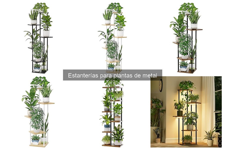 ¿Cuánto cuesta una estantería para plantas de metal?