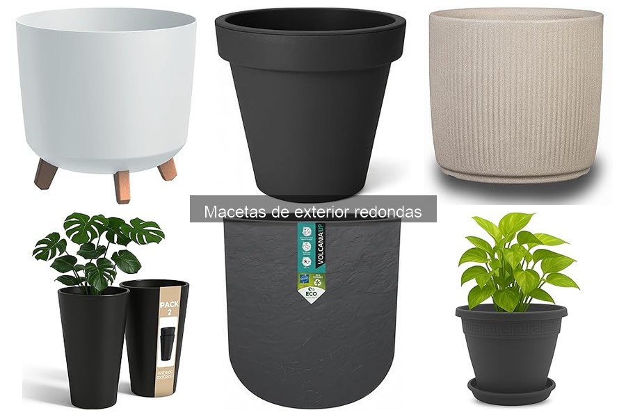 Cuidados esenciales para macetas redondas de exterior