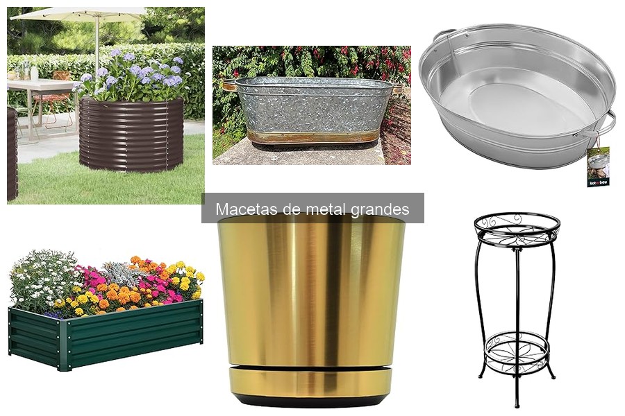 Cuidados y Mantenimiento de Macetas de Metal Grandes