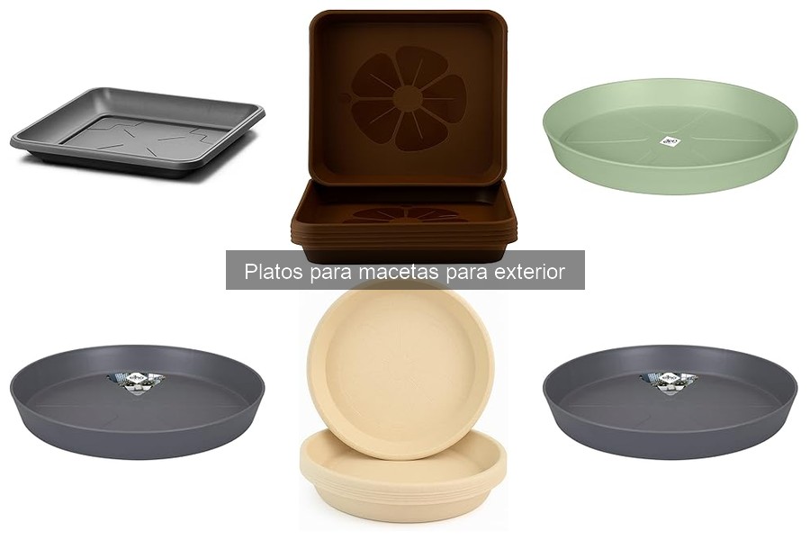 Cuidados y Mantenimiento de Platos para Macetas en Exterior