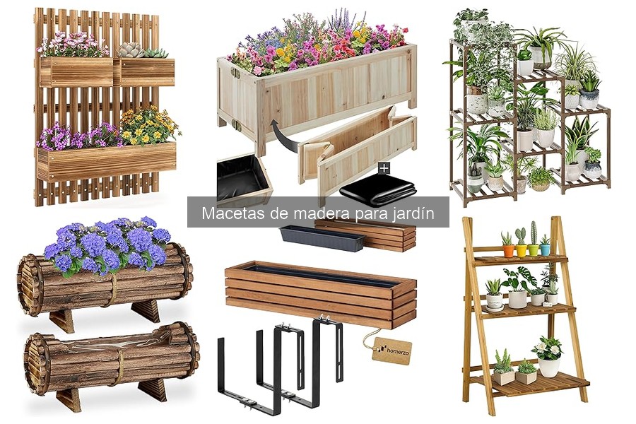 Decora tu jardín con macetas de madera: ideas y consejos
