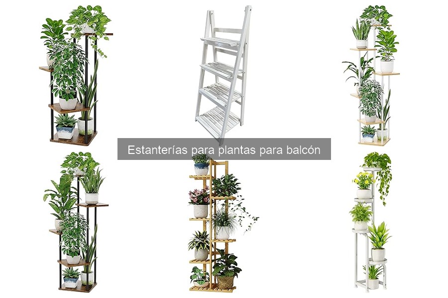 Dónde comprar estanterías para plantas en balcones