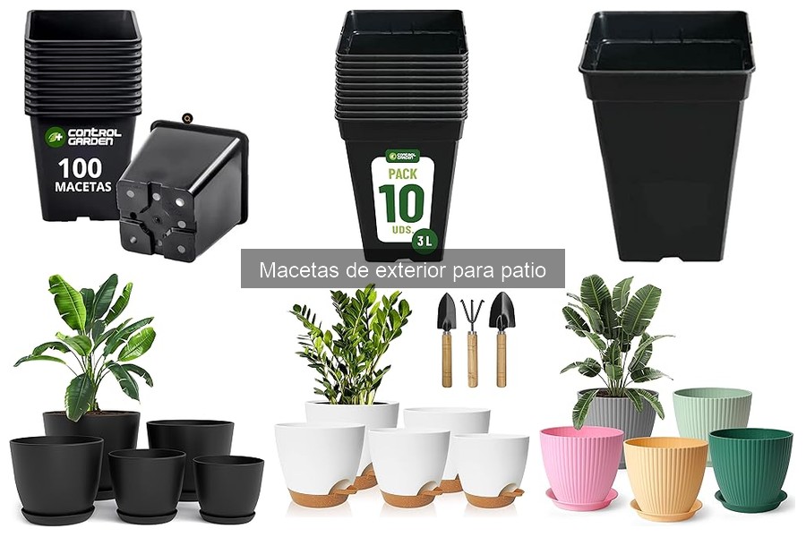 Dónde comprar macetas de exterior a buen precio