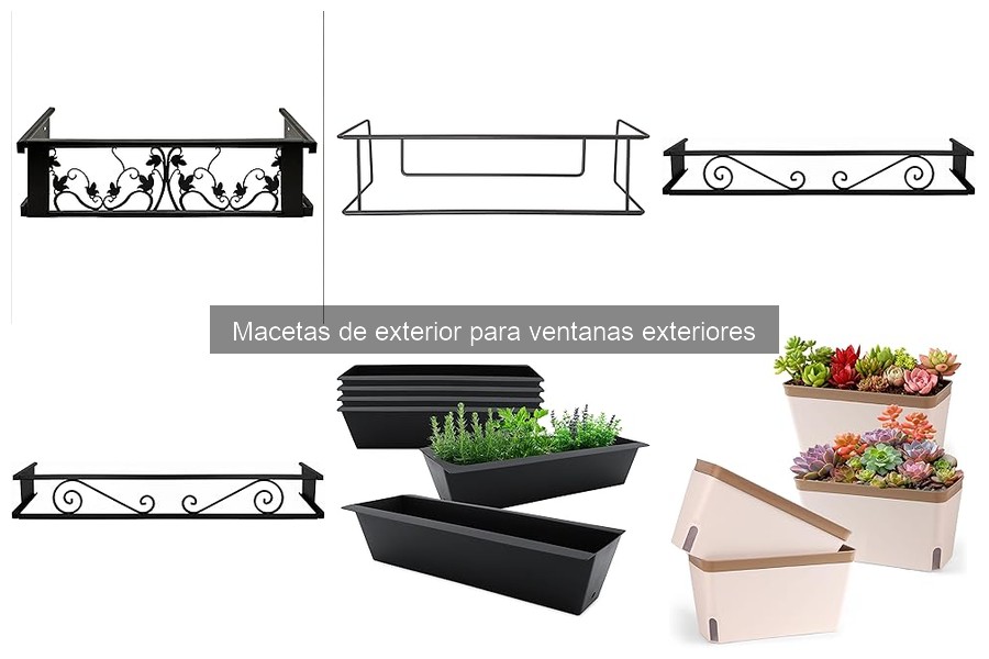 Donde comprar macetas de exterior para ventanas a buen precio