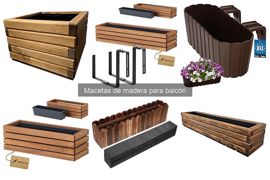Dónde comprar macetas de madera para balcón: Mejores opciones