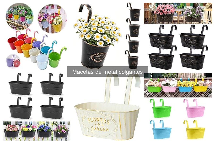 Dónde Comprar Macetas de Metal Colgantes Económicas