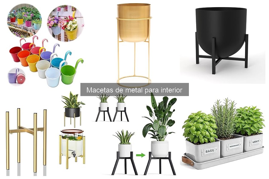 Dónde comprar macetas de metal para interior: guía y recomendaciones