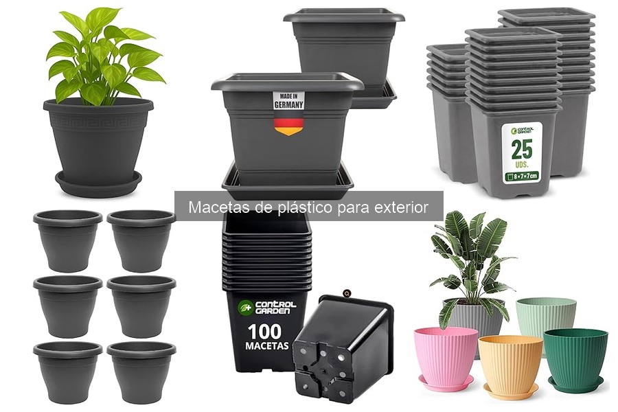 Dónde comprar macetas de plástico para exterior fácilmente