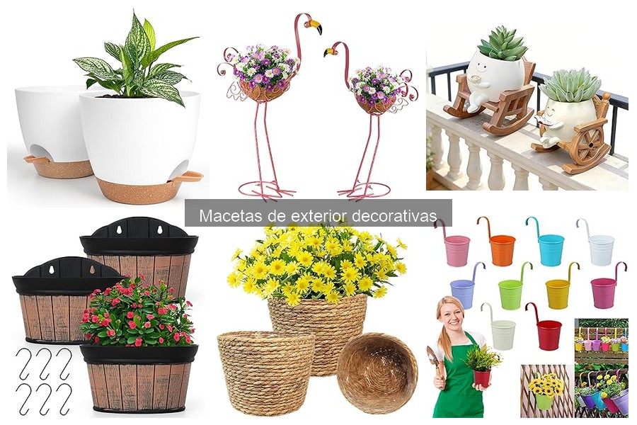 Dónde comprar macetas decorativas para exterior fácilmente