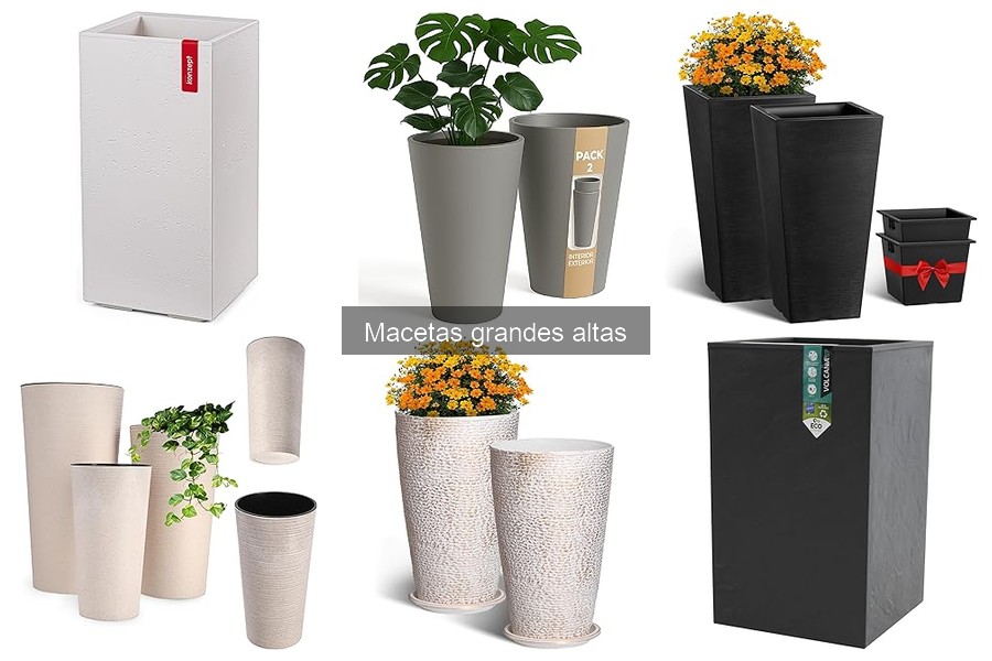 Dónde comprar macetas grandes altas en oferta y promociones