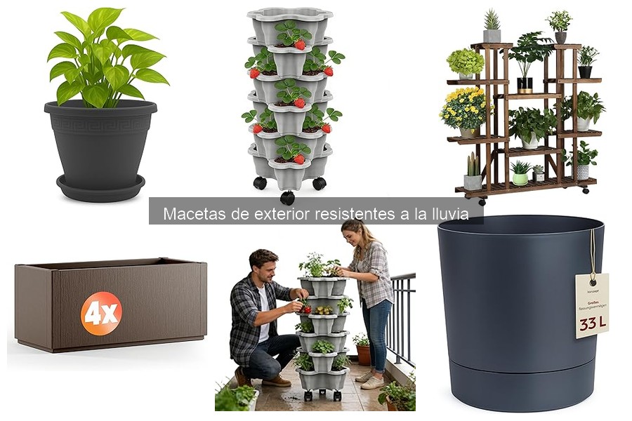 Dónde comprar macetas resistentes a la lluvia para exterior