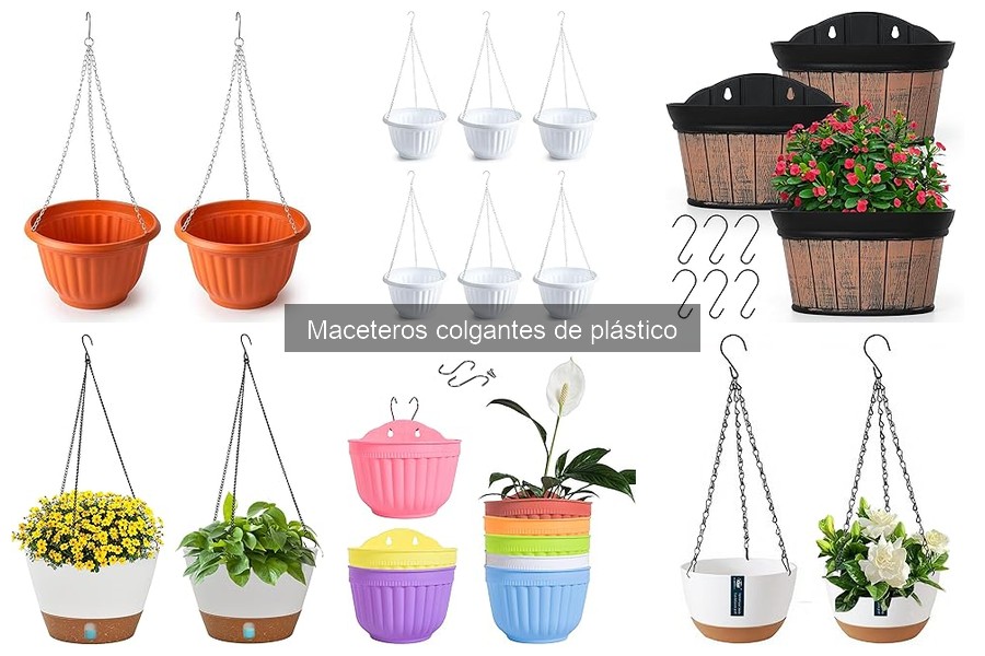 Dónde comprar maceteros colgantes de plástico: ¡Mejores opciones!