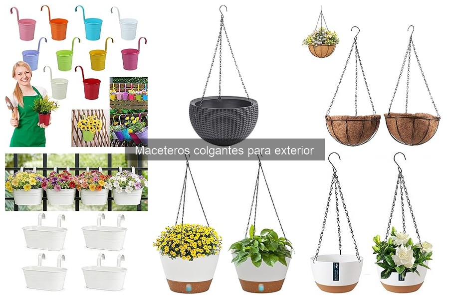 Dónde comprar maceteros colgantes para exterior a buen precio